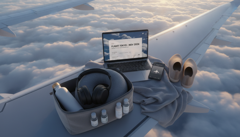 Travel hacks for long flights